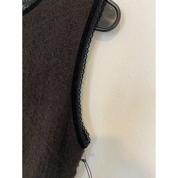 Carole Little Mohair Sheath Dress Large Brown Womens Sleeveless New - Picture 5 of 13